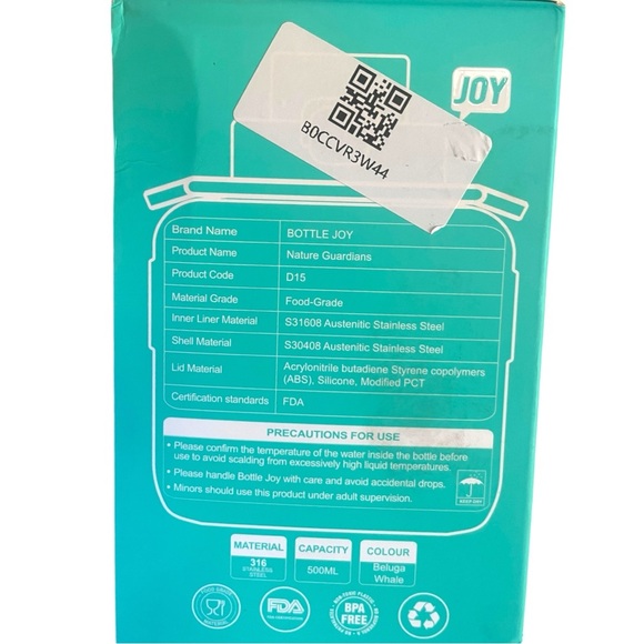 Joy Water Bottle with Crossbody Strap - Picture 10 of 11